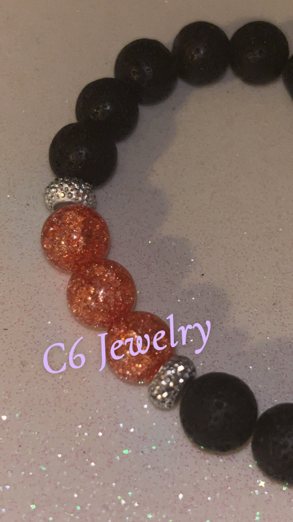 Orange and Black Lava🧡🖤💫✨