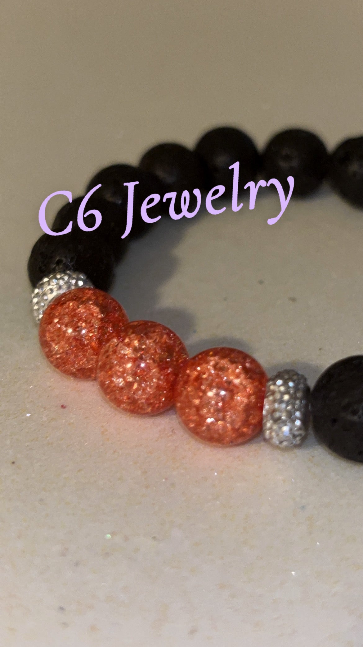 Orange and Black Lava🧡🖤💫✨