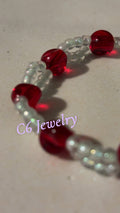 Red and Crystal Bead❤️💫✨
