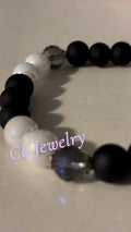 Black and White Crystal Bead 🖤🤍💫✨
