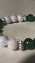 Emerald and radiant white💚🤍💫✨