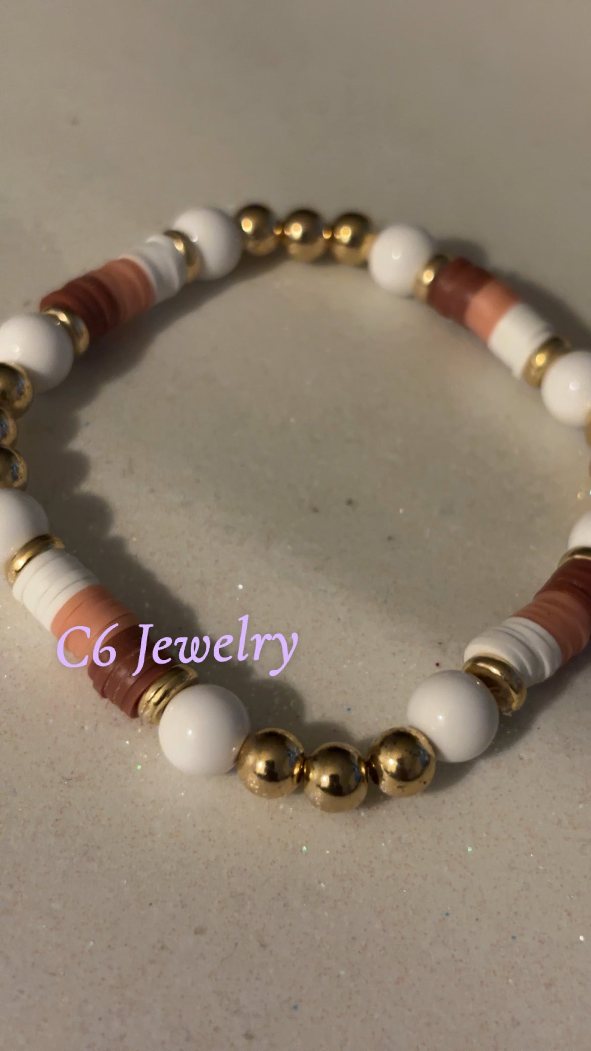 Colorful Gold Accent Bracelet 🤍🤎💫✨