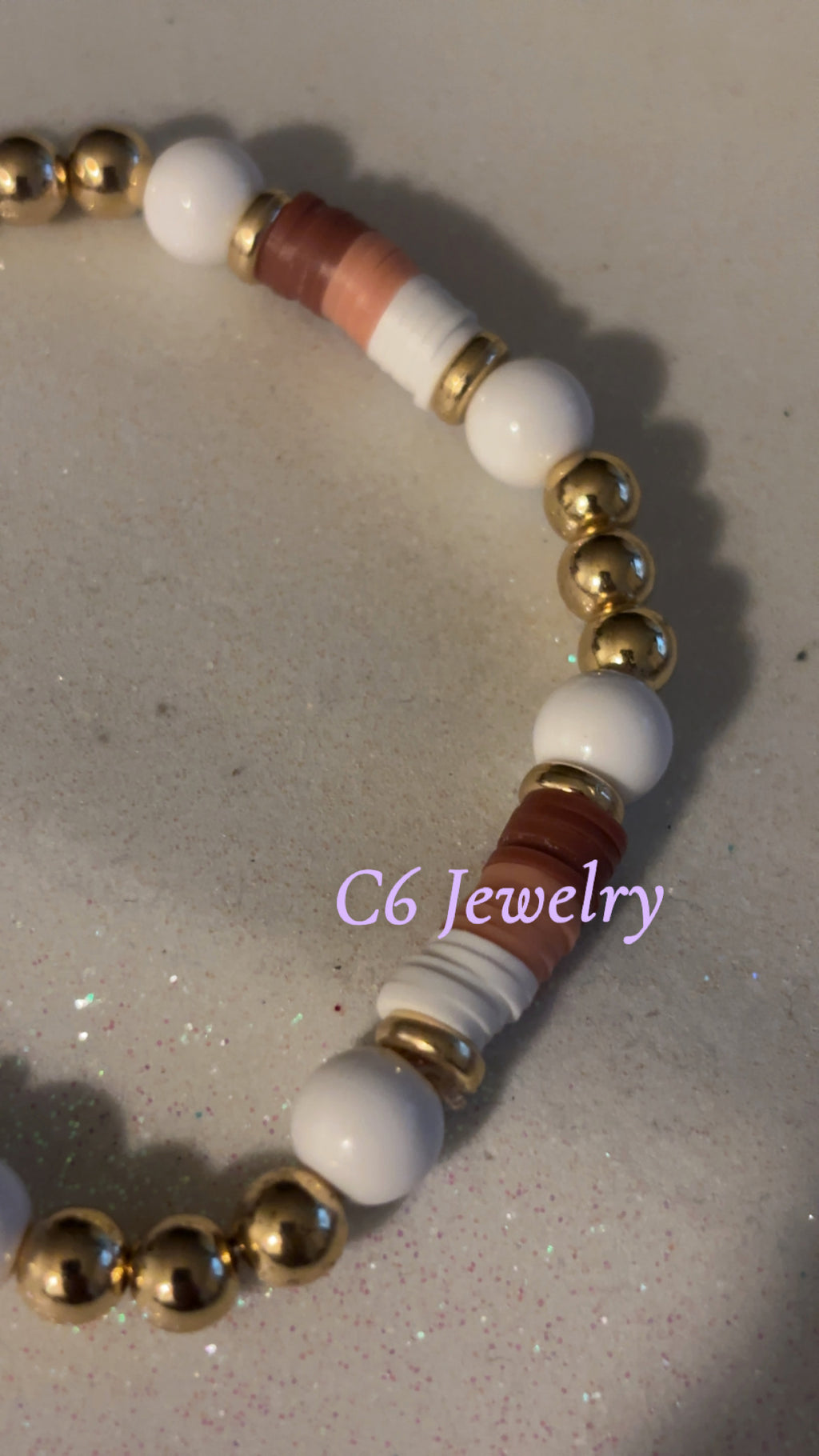 Colorful Gold Accent Bracelet 🤍🤎💫✨