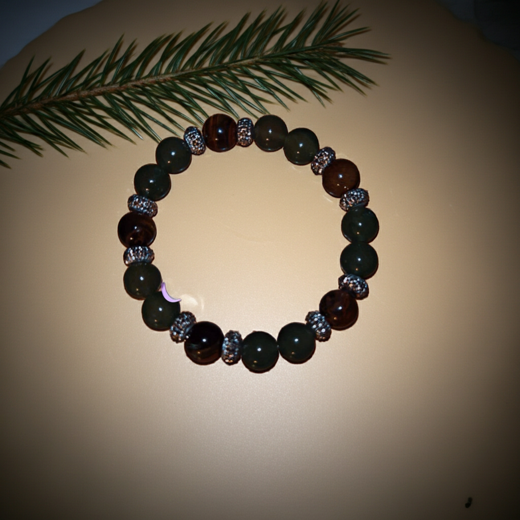 Dazzling Tiger Eye & Vibrant Green 🤎💚💫✨